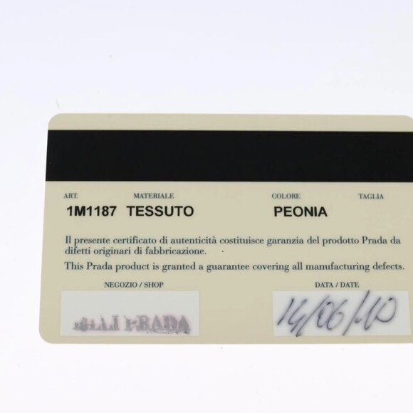 PRADA Shoulder Bag Nylon Pink Gold Auth 131736 - Picture 11 of 16